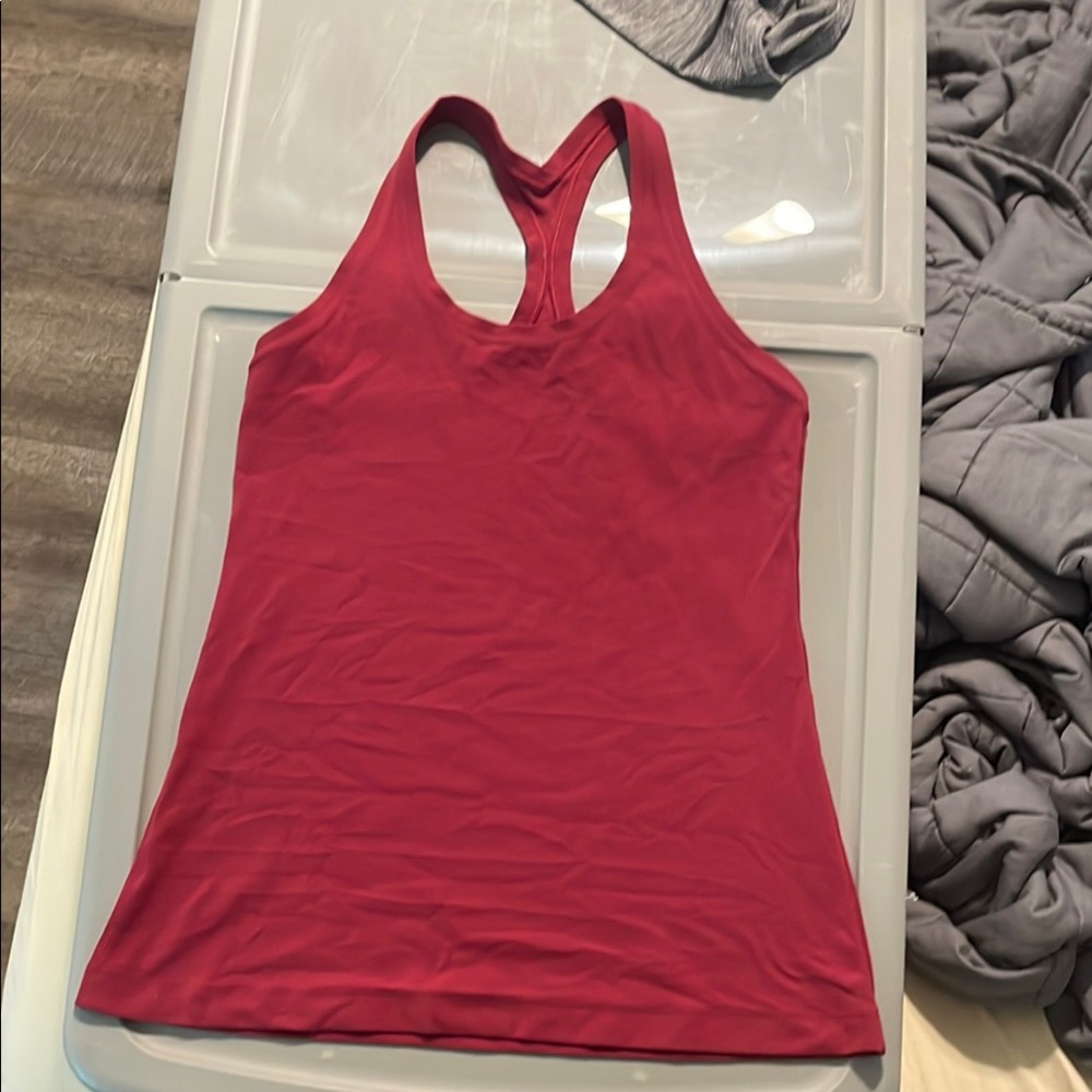 Lululemon Dark Pink Racerback Tank Top